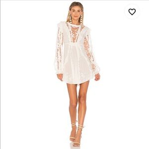 For Love & Lemons- Rosebud Ruffle Mini Dress